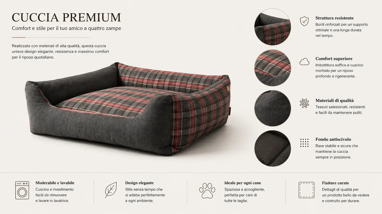 Infografica di cuccia per e-commerce | CS Creation