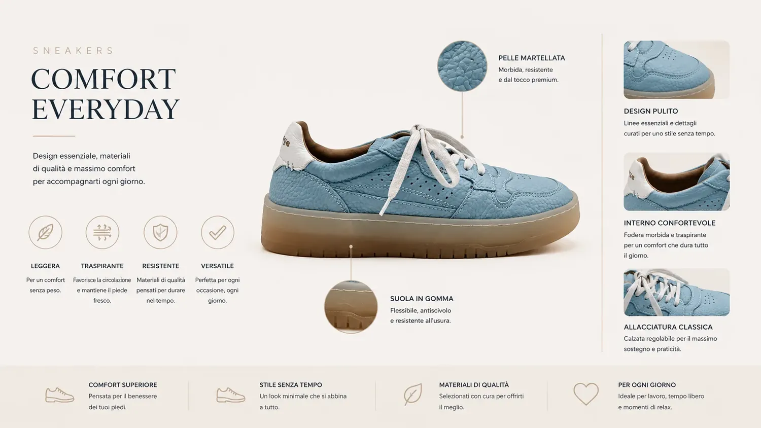 Infografica di scarpe per e-commerce | CS Creation