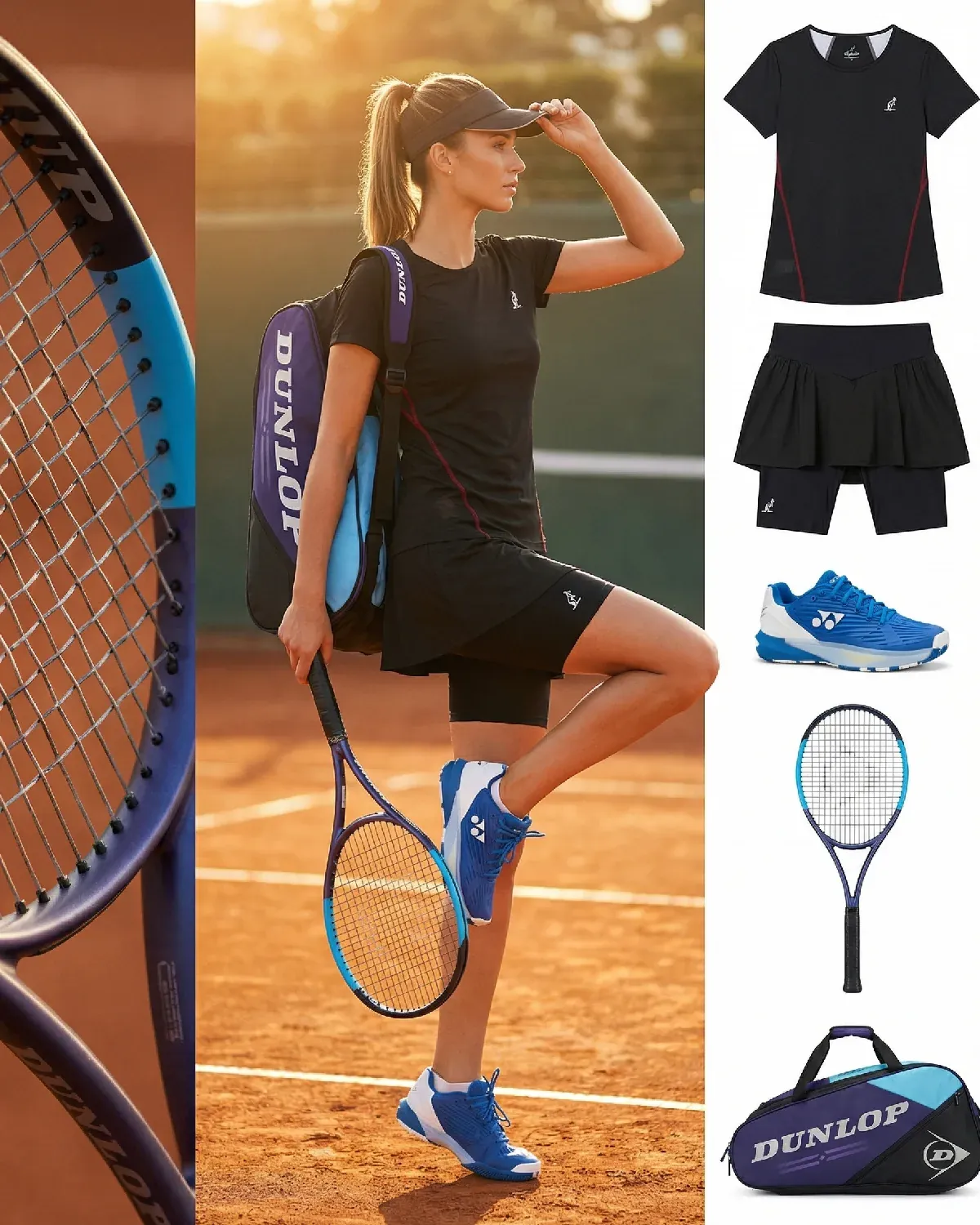 Immagine lifestyle di abbigliamento tennis per e-commerce e social | CS Creation