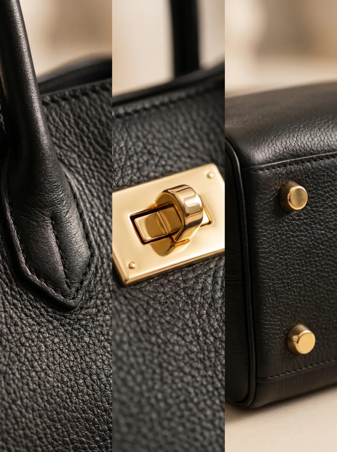 Immagine prodotto di borsa nera dettaglio per borse e accessori | CS Creation