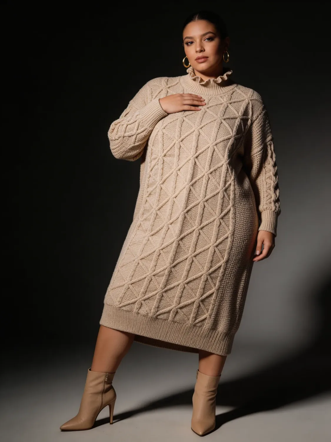 Immagine lifestyle di fashion donna taglieforti per fashion e abbigliamento | CS Creation