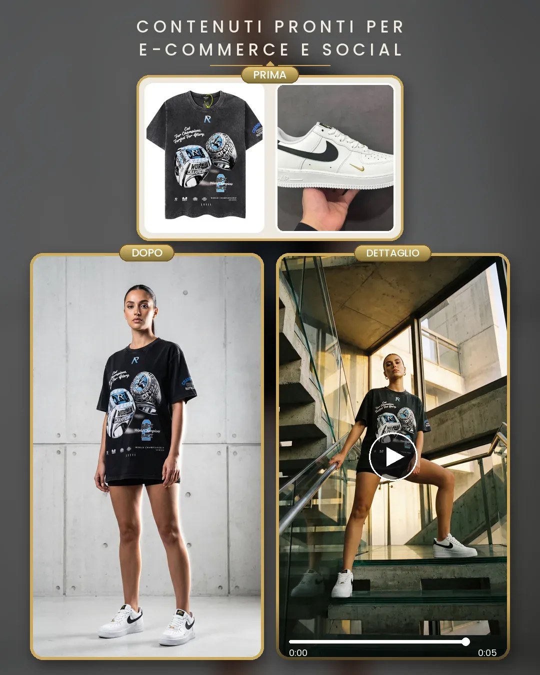 Immagine prodotto di fashion tshirt sneakers per fashion e abbigliamento | CS Creation