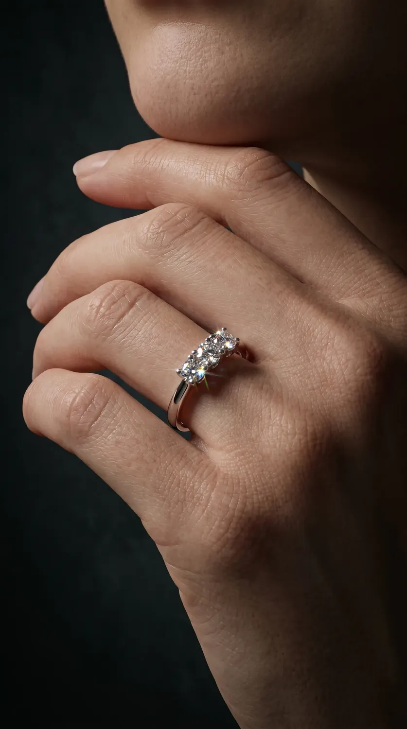 Immagine lifestyle di gioielli anello per gioielli | CS Creation