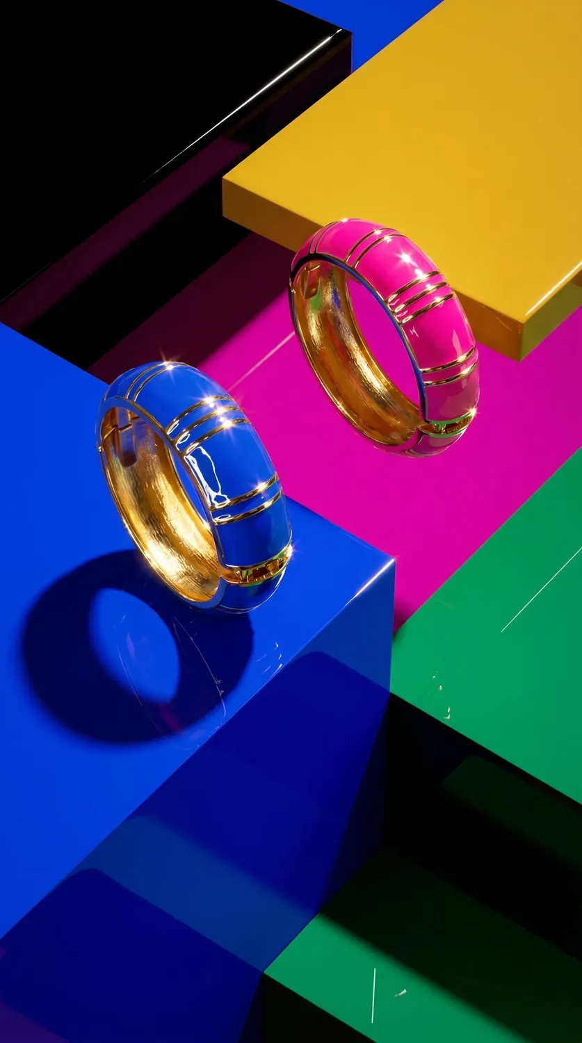 Packshot di gioielli bracciale donna colorato per gioielli | CS Creation